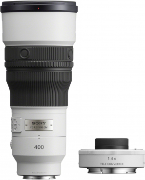 Sony SEL FE 400mm f/4.5 GM OSS White + SEL 14 TC Teleconverter