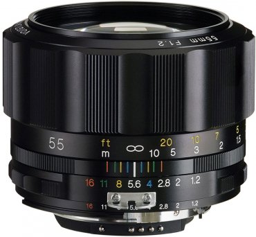 Voigtländer Nokton 55mm f1,2 SLII-S Nikon Ai-S (CPU) schwarz