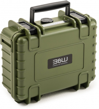 INSTA360 GO 3S 128GB White + B&W Case Typ 500 braun/grün