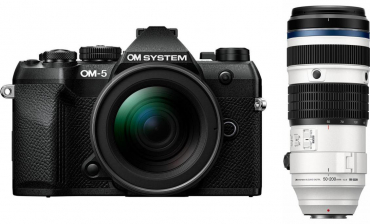OM System OM-5 Mark II schwarz +OM System 12-45mm + 50-200mm f2,8 PRO