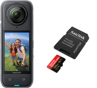 INSTA360 X4 + SanDisk micro SDXC Extreme Pro 256GB 200MB/s V30