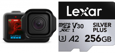 GoPro MISSION 1 PRO + Lexar microSDXC Silver Plus 256GB UHS-I V30