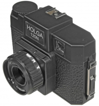 Holga 120N SW roll film camera set + filter