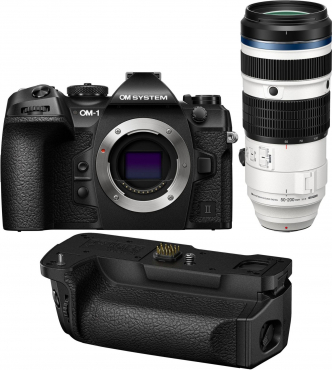 OM System OM-1 Mark II black + 50-200mm f2.8 + handgrip