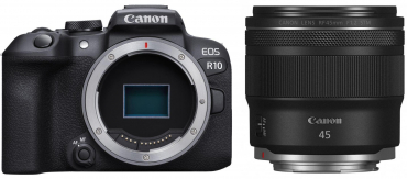 Canon EOS R10 + RF 45mm f1,2 STM