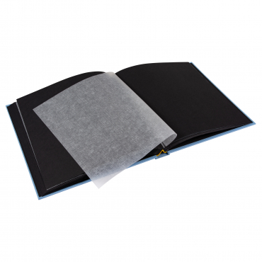 Goldbuch 27949 Bella Vista 30x30cm sky blue black pages