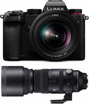 Panasonic Lumix DC-S5 + 20-60mm f3,5-5,6 + Sigma 150-600mm f5-6,3 DG