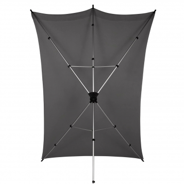 Rollei X-Drop Hintergrund-Set inkl. Hintergrund Grau 2,1m 