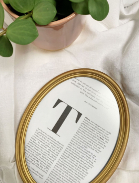 Deknudt S100A3 18x24cm Ovalrahmen gold