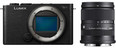 Panasonic DC-S9 schwarz + Sigma 18-50mm f2,8 DC DN (C)