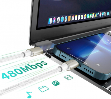 4smarts USB-C auf USB-C Kabel Premium 3er-Set (0,5m+1,5m+3m)