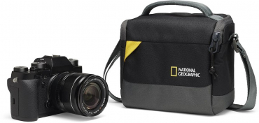 National Geographic Schultertasche Klein schwarz