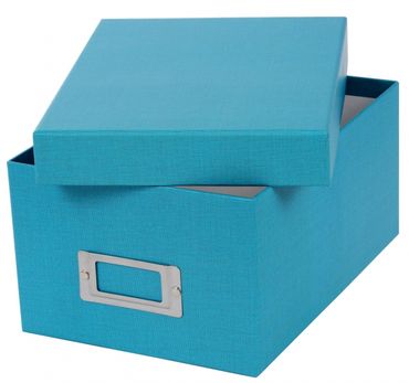 Goldbuch 85 973 storage box photo box Bella Vista turquoise