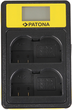 PATONA Dual USB Ladegerät + 2x Akku EN-EL15