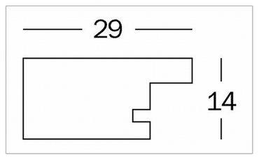 Walther Cadre en bois HO015D Home 10x15cm gris