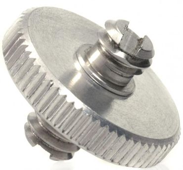 Kaiser 6014 Thread adapter 1/4 / 1/4 with lock nut