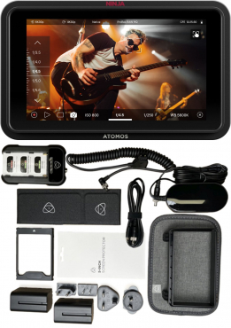 Atomos Ninja RAW 5 HDR Monitor + 5 Accessory Kit II inkl. 2x NP-F750
