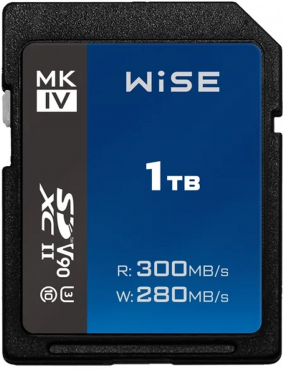 Wise 1TB SDXC UHS-II 300 MB/s V90 MK-IV