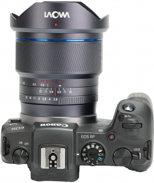 LAOWA 12mm f2,8 Lite Zero-D für Canon RF 5 Blendenlamellen