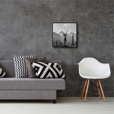 Haes Kunststoffrahmen EF18B Easy Frame 50x50cm schwarz