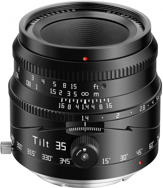 TTArtisan 35mm f1,4 Tilt pour Canon RF (APS-C)