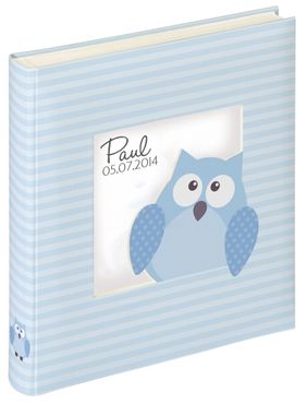 Walther album bébé Owlet boy UK-116-L bleu