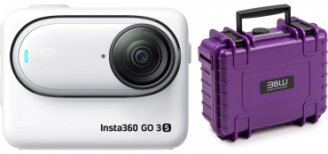 INSTA360 GO 3S 128GB White + étui B&W type 500 violet