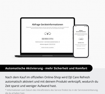 DJI Care Refresh - 1 Jahr (Action 4) - E-Key
