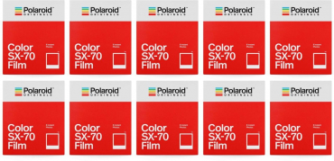 Polaroid SX-70 Color Film 8x Pack of 10