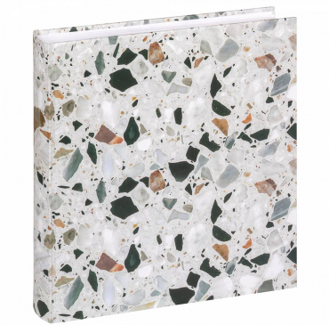 Walther FA-298-2 Memo-Album Terrazzo,stone black 30x30 cm