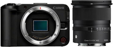 Canon EOS R50V + Sigma 12mm f1,4 DC (C)