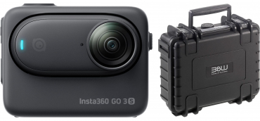 INSTA360 GO 3S (64GB) Black + étui B&W type 500 noir