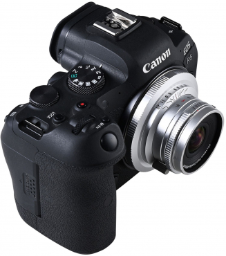 LAOWA 15mm f5 Cookie FF für Canon RF, silber