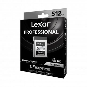 Lexar CFexpress Type-B Silver 512GB 1750/1300MB/S.