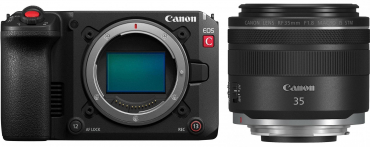 Canon EOS C50 + RF 35mm f/1.8 Macro IS STM