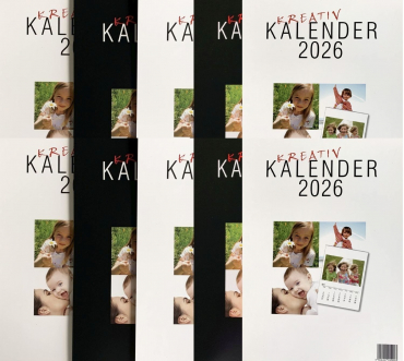 Kalender 2026 zum Selbstgestallten für Fotos bis 13x18cm 10er Pack
