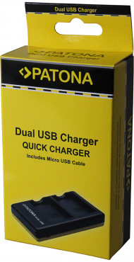 PATONA Dual Schnell-Ladegerät für Nikon EN-EL20