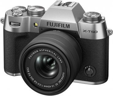 Fujifilm X-T50 + XC 15-45mm f3.5-5.6 silver customer return