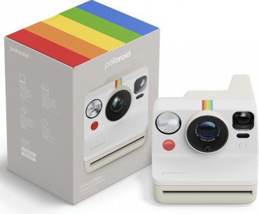 Polaroid Now Gen3 Kamera Pepple weiß Sofortbildkamera 