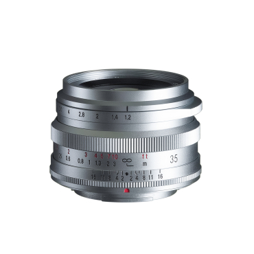 Voigtländer Nokton 35mm F1.2 Fuji X-Mount, silver