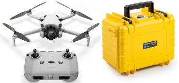 DJI Mini 4 Pro + RC-N2 + B&W Case Typ 2000 gelb