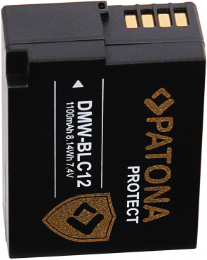 PATONA Dual USB Ladegerät + 2x Akku DMW-BLC12