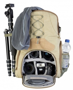 Kalahari KAPAKO K-69 Sac à dos photo en toile kaki