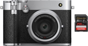 Fujifilm GFX 100RF Silber + SanDisk SDXC Pro 256GB 280MB/s V60 UHS II