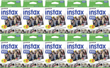 Fujifilm Instax Film Wide DP paquet de 10 (10x double pack)