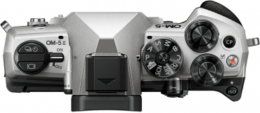 OM SYSTEM OM-5 II silver + 14-150mm II + Peter Hadley BLS-5 battery