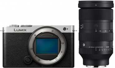 Panasonic Lumix DC-S9 silber/schwarz + Sigma 28-105mm f2,8