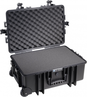 B&W Case Type 6700 SI schwarz mit Schaumstoffeinsatz