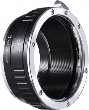 K&F Concept Adaptateur dobjectif Canon EF sur Sony E
