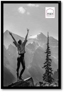 Haes cadre plastique EF11B Easy Frame A4 21x29,7cm noir